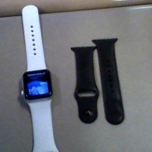 White Apple Watch Series 3